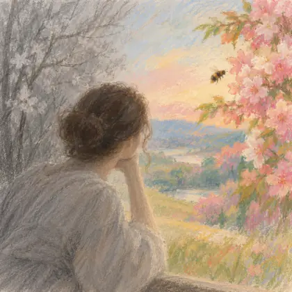 Spring Comes on the World - poem by - Emily Dickinson