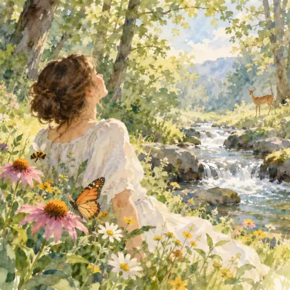 The Bee Is Not Afraid of Me - poem by - Emily Dickinson