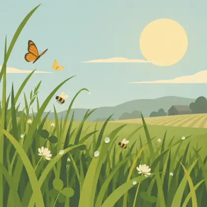 The Grass So Little Has to Do - poem by - Emily Dickinson