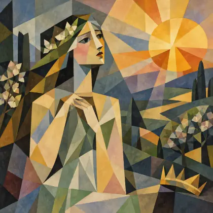 The Sun Just Touched the Morning - poem by - Emily Dickinson