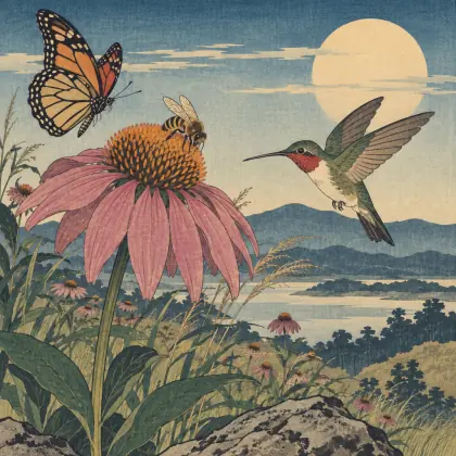There Is a Flower That Bees Prefer - poem by - Emily Dickinson