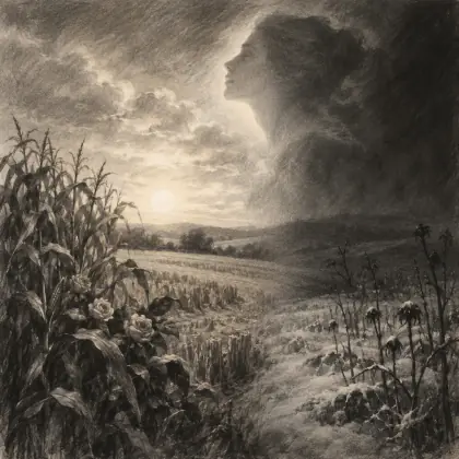 There Is a June When Corn Is Cut - poem by - Emily Dickinson