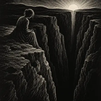This Chasm, Sweet, Upon My Life - poem by - Emily Dickinson