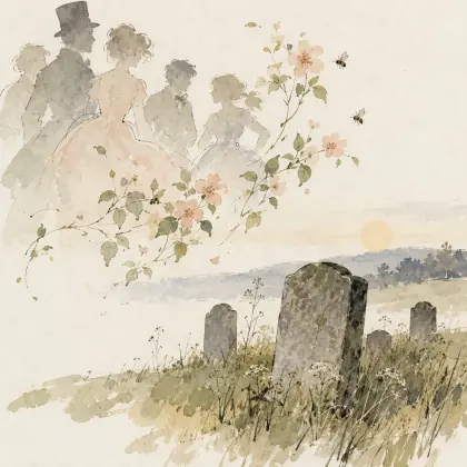 This Quiet Dust Was Gentlemen and Ladies - poem by - Emily Dickinson