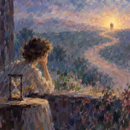 To Wait an Hour Is Long - poem by - Emily Dickinson