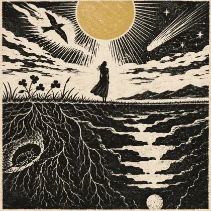 Under the Light, Yet Under - poem by - Emily Dickinson