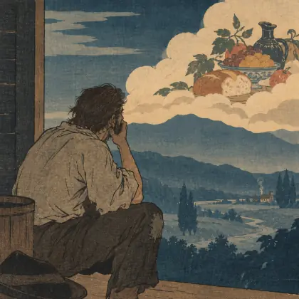 Undue Significance a Starving Man Attaches - poem by - Emily Dickinson