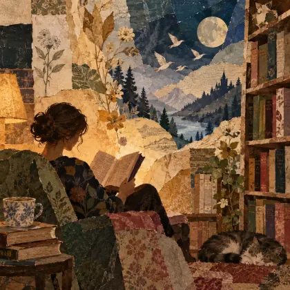 Unto My Books So Good to Turn - poem by - Emily Dickinson