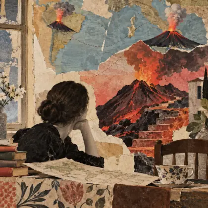 Volcanoes Be in Sicily - poem by - Emily Dickinson