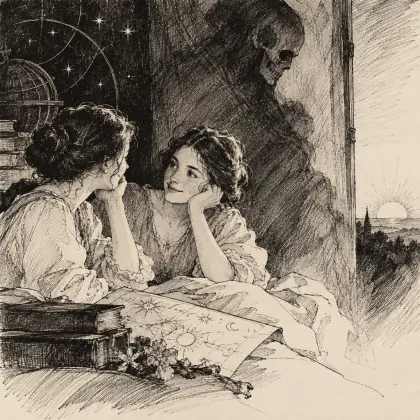 We Talked as Girls Do - poem by - Emily Dickinson