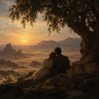 With Thee, in the Desert - poem by - Emily Dickinson