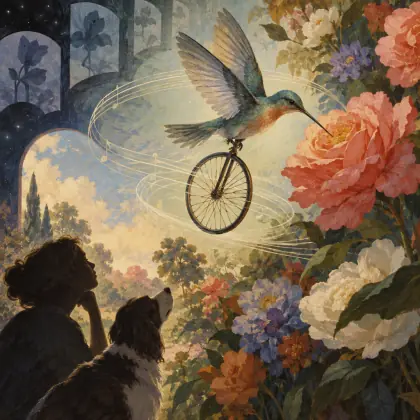 Within My Garden, Rides a Bird - poem by - Emily Dickinson