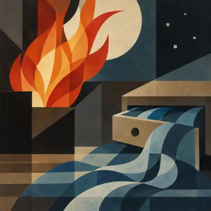 You Cannot Put a Fire Out - poem by - Emily Dickinson