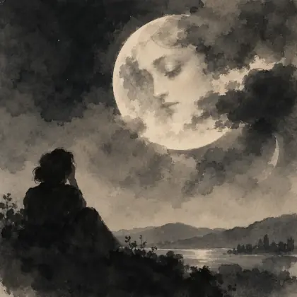 You Know That Portrait in the Moon - poem by - Emily Dickinson