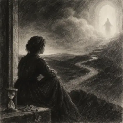 You Taught Me Waiting with Myself - poem by - Emily Dickinson