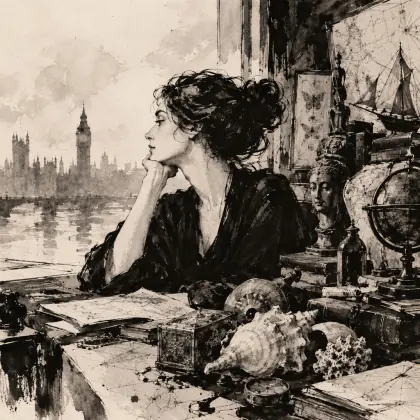 Portrait D'une Femme - poem by - Ezra Pound