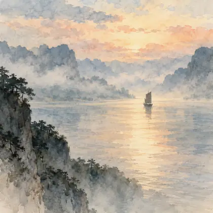 Separation on the River Kiang - poem by - Ezra Pound