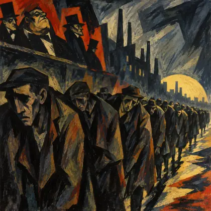 The Charge of the Bread Brigade - poem by - Ezra Pound