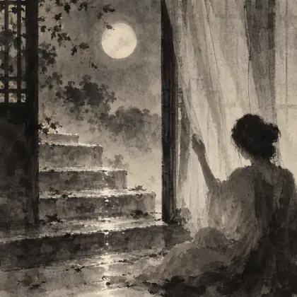 The Jewel Stairs' Grievance - poem by - Ezra Pound