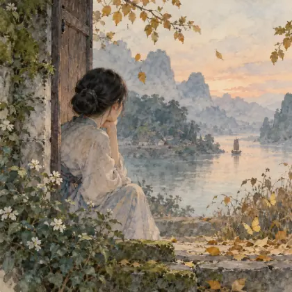 The River-merchant's Wife: a Letter - poem by - Ezra Pound