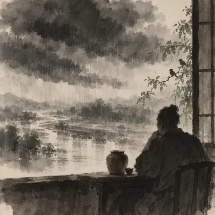 The Unmoving Cloud - poem by - Ezra Pound
