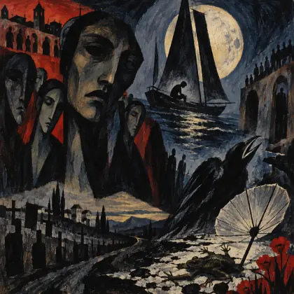 Landscape of a Pissing Multitude - poem by - Federico Garcia Lorca