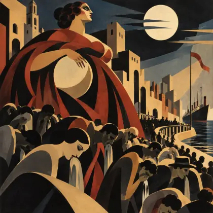 Landscape of a Vomiting Multitude - poem by - Federico Garcia Lorca