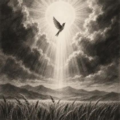The Lark - poem by - Gabriela Mistral