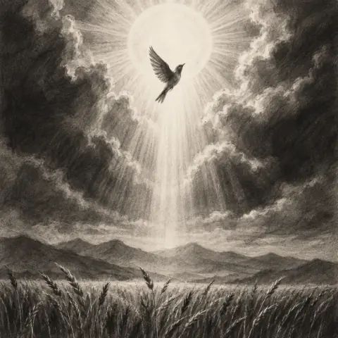 The Lark - poem by - Gabriela Mistral
