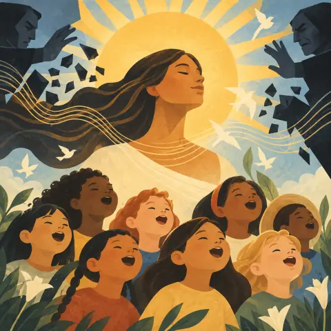 The Shining Host - poem by - Gabriela Mistral