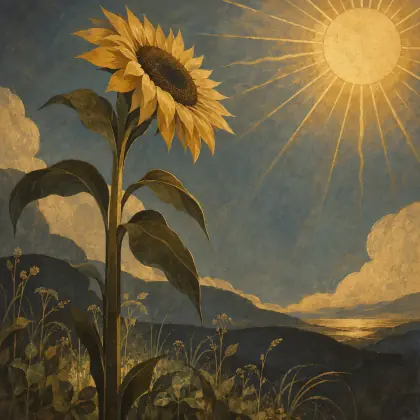 The Sunflower - poem by - Gabriela Mistral