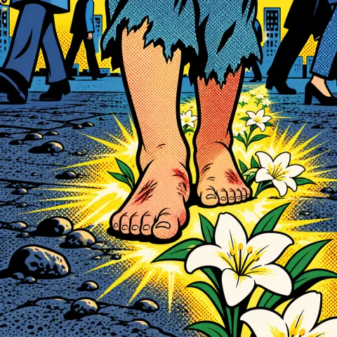 Tiny Feet - poem by - Gabriela Mistral