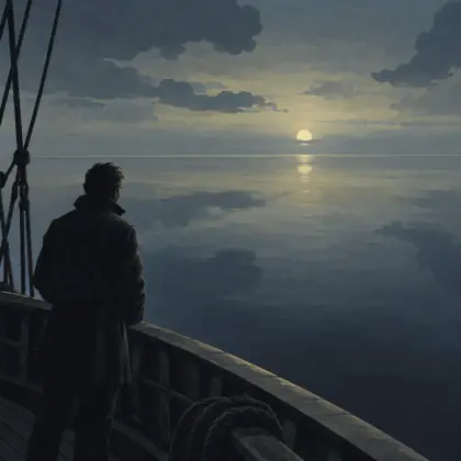 Calm at Sea - poem by - Goethe