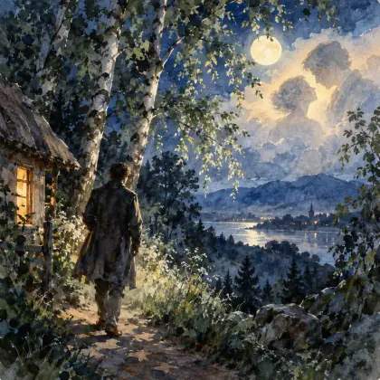 The Lovely Night - poem by - Goethe