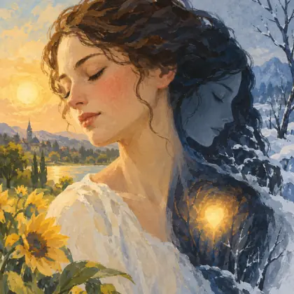 There Lies the Heat of Summer - poem by - Goethe