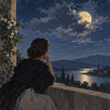 To the Full Moon Rising - poem by - Goethe