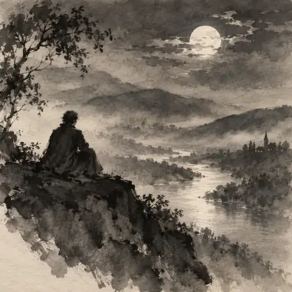 To the Moon - poem by - Goethe
