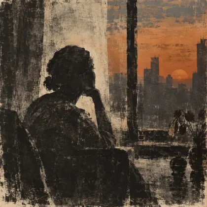 A Sunset of the City - poem by - Gwendolyn Brooks