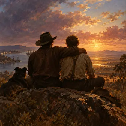 A Mate Can Do No Wrong - poem by - Henry Lawson