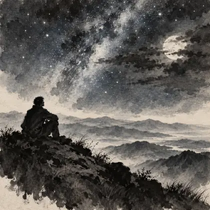 A May Night on the Mountains - poem by - Henry Lawson