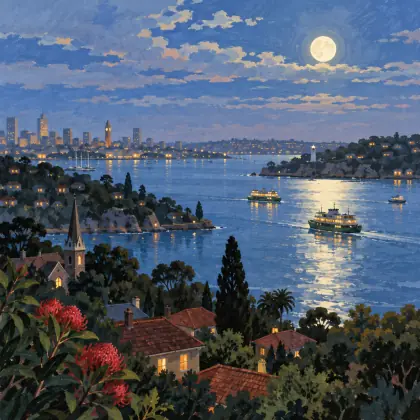 Above Lavender Bay - poem by - Henry Lawson