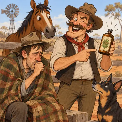 Advertisement for Hean’s Essence - poem by - Henry Lawson