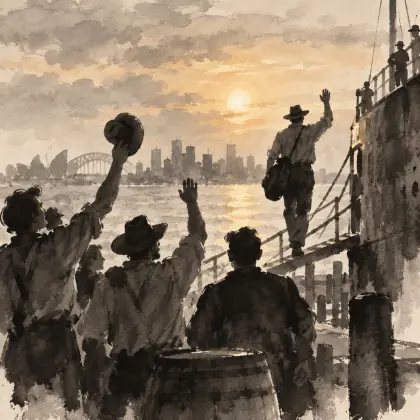 All Ashore! - poem by - Henry Lawson