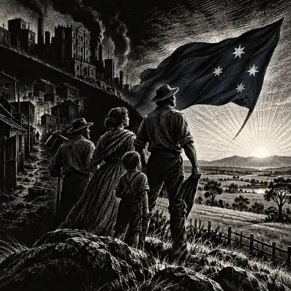 As Ireland Wore the Green - poem by - Henry Lawson