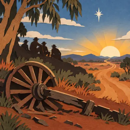 Broken Axletree - poem by - Henry Lawson
