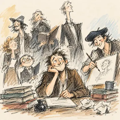 Caricatures - poem by - Henry Lawson