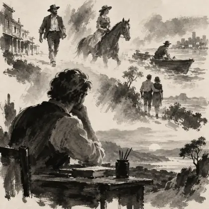 Clinging Back - poem by - Henry Lawson