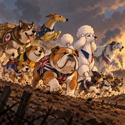 Dawgs of War - poem by - Henry Lawson
