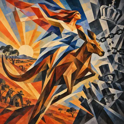 Freedom on the Wallaby - poem by - Henry Lawson