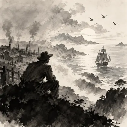 In the Days When the World Was Wide - poem by - Henry Lawson